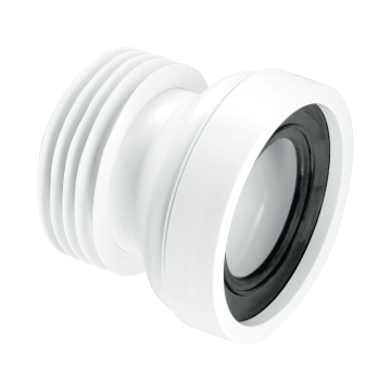 McAlpine WC-CON1 4" Straight Rigid WC Connector