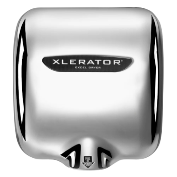 Excel XLERATOR XL-C hand dryer in Polished Chrome