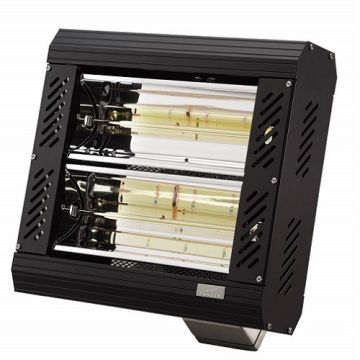Tansun Apollo B A1B2 20IP 2kW Infrared Heater Black A1B2020NPBLK