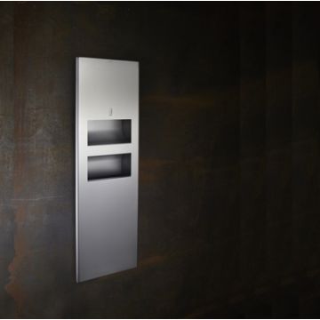 Allgood Modric SS2480 Recessed Paper Towel Dispenser and Bin