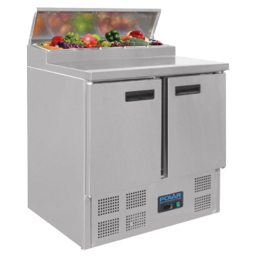 Polar Refrigerated Pizza and Salad Prep Counter 254Ltr G604
