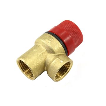 Ariston Pressure Relief Valve 6 Bar Red 572447