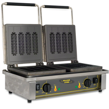 Roller Grill GED80 Dual Hot Dog / Stick Waffle Iron