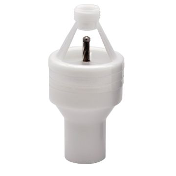Hotun White Dry Trap Tundish 15mm x 32mm 18LPM HHW100C