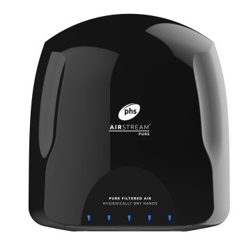 Warner Howard SR1100H PHS Airstream Pure Hand Dryer - Black