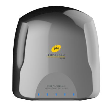 Warner Howard SR1100H PHS Airstream Pure Hand Dryer - Nickel