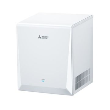 Mitsubishi Wave - Jet Towel - White Hands-Under Hand Dryer
