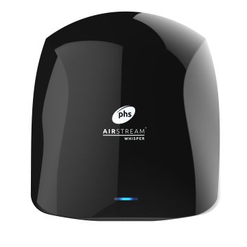Warner Howard SR800Q PHS Airstream Whisper Hand Dryer - Black