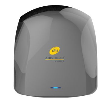 Warner Howard SR800Q PHS Airstream Whisper Hand Dryer - Nickel