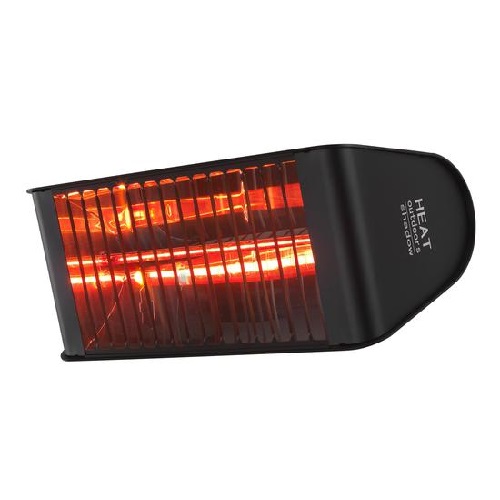 Heat Outdoors Shadow Fatboy Black 2.4kW Mega Heat Patio Heater Remote 901605R