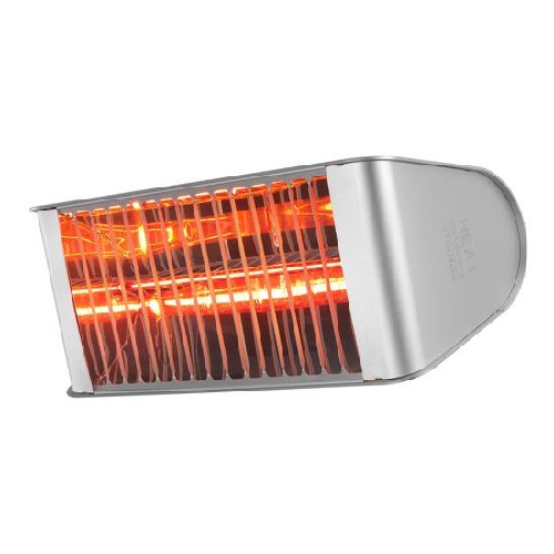 Heat Outdoors Shadow Fatboy Silver 2.4kW Mega Heat Patio Heater Non Remote 901606