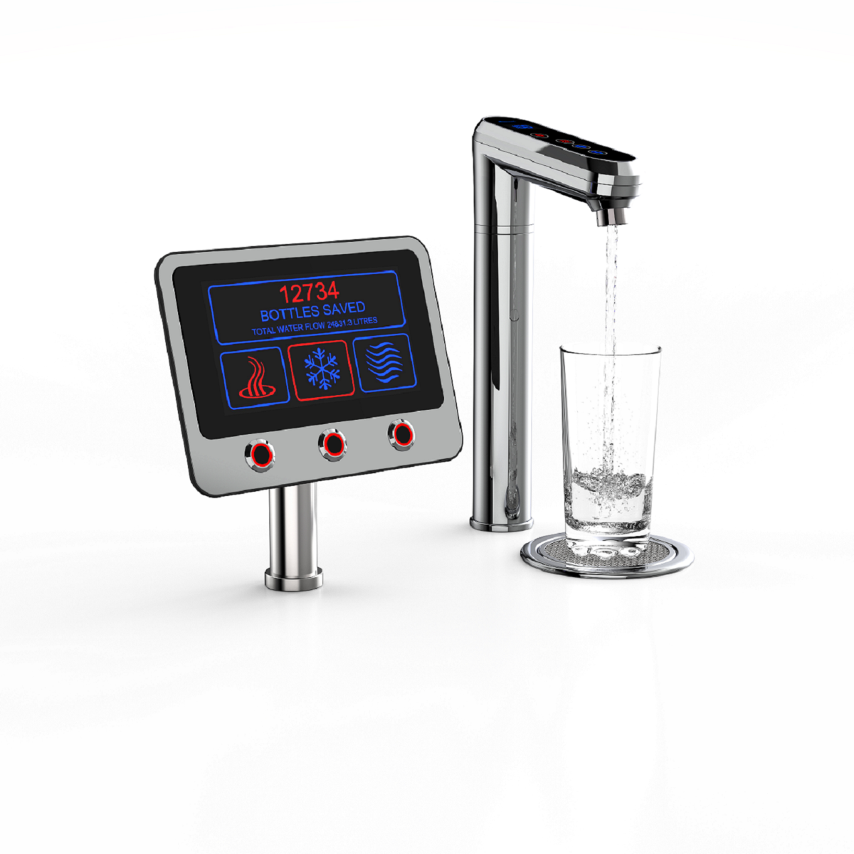 Britvic Aqua Libra G2 Touchless System with display