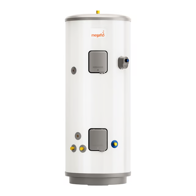 Heatrae Sadia Megaflo Essential 210 Litre Air Source Heat Pump Unvented Cylinder 7912274