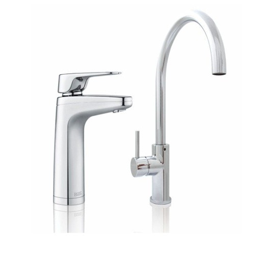 Billi OmniOne Plus 9 XL Boiling Chilled & Sparkling and Gooseneck Tap Chrome 926075NDLGSCHUK