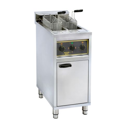 Roller Grill 20L Twin Tank Floor Standing Electric Fryer RFE20C