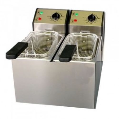 Roller Grill 5L Twin Tank Counter Top Fryer FD50D