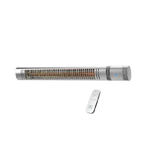 Heat Outdoors Shadow II ULG+ 1.5kW Patio Heater Remote Silver 902670