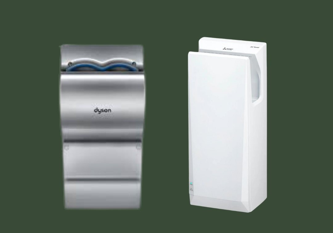 Dyson Airblade AB14 Vs Mitsubishi Jet Towel Hand Dryer Comparison