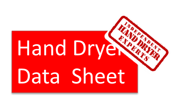 Hand Dryer Data Sheets