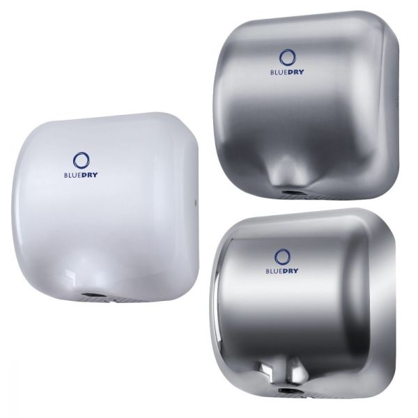 Bluedry Eco-Dry Hand Dryer Full Range - With Colour Finishes